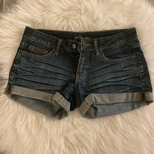 Blue London jean shorts
